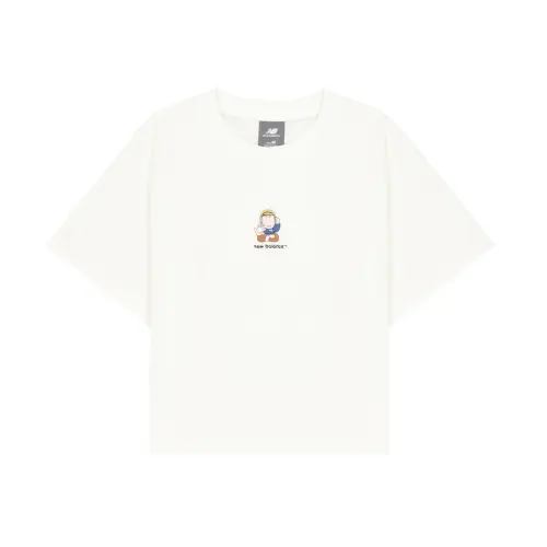 New Balance T Shirt Women's Sea Salt White