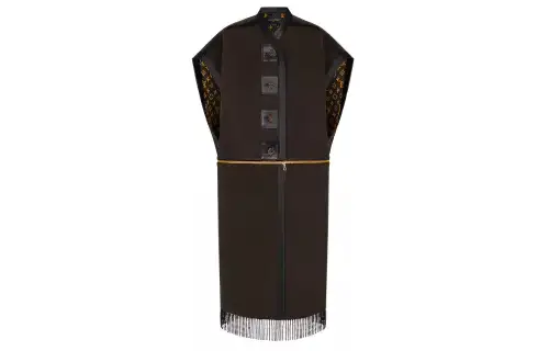 LOUIS VUITTON Coat Women's Dark Coffee