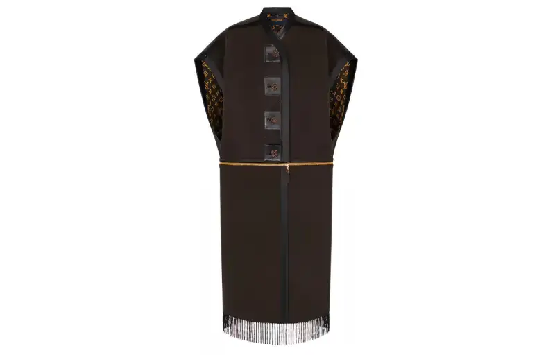 LOUIS VUITTON Coat Women's Dark Coffee