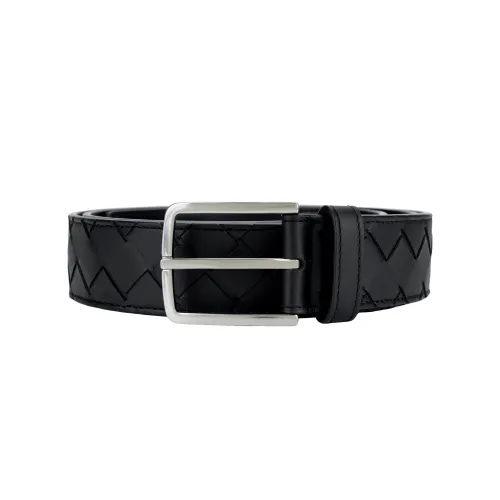 Bottega Veneta Woven Buckled Belt