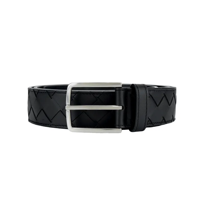 Bottega Veneta Woven Buckled Belt