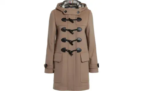 Burberry Coats Women's Light Brown Hooded Moderate
