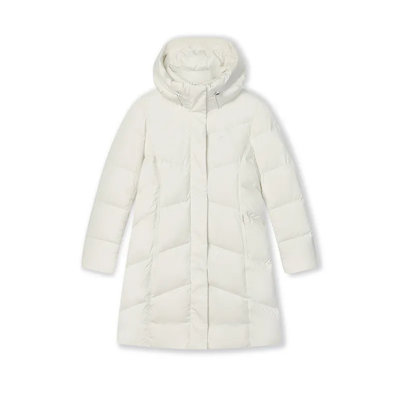 FILA Lifestyle Down Jacket Women's Mist Lotus White
