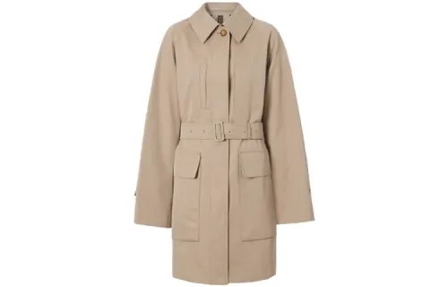 Burberry Coats Women's Honey Lapel Moderate