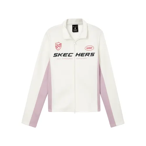 Skechers Jacket Women's White Purple
