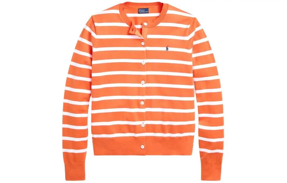 Polo Ralph Lauren Striped Cotton-blend Cardigan