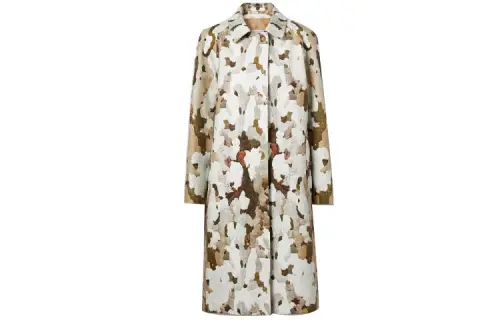Burberry Coats Women's White Lapel Moderate