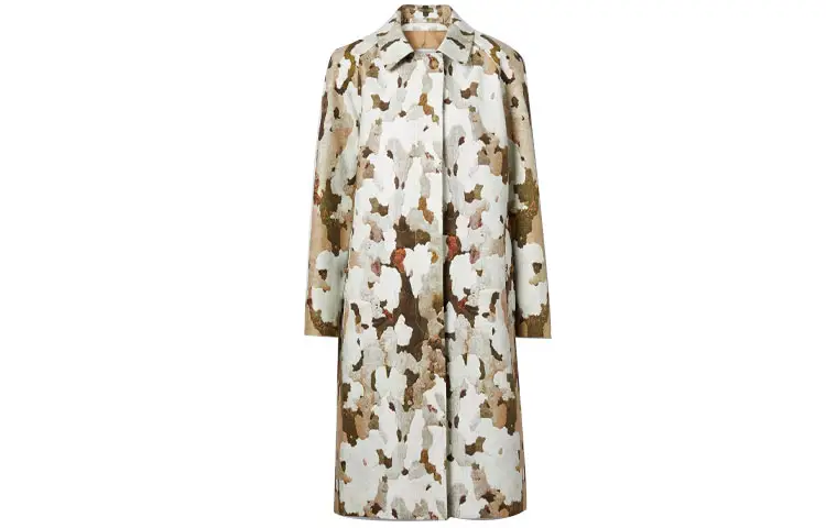 Burberry Coats Women's White Lapel Moderate