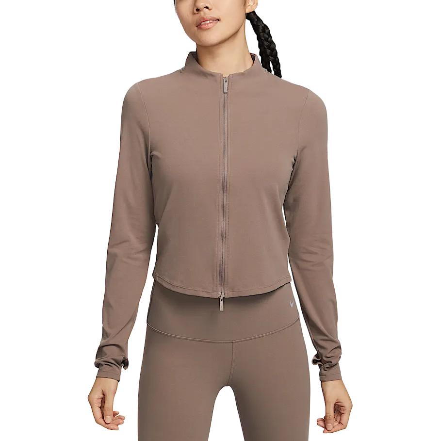 Женская куртка Nike Zenvy Dri-Fit (коричневая)