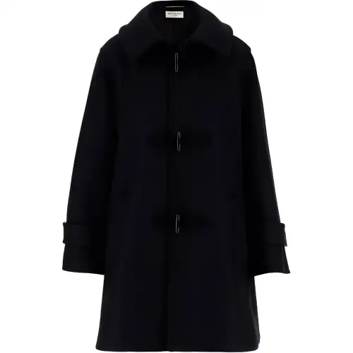 Saint Laurent short wool duffle coat