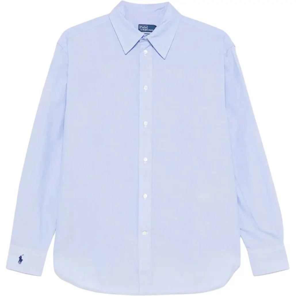 Polo Ralph Lauren Logo Embroidered Poplin Shirt