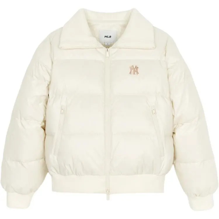 MLB New York Yankees Down Jacket Women's Ecru