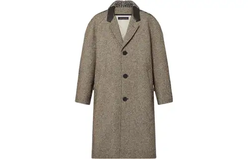 LOUIS VUITTON Bi-Material Long Coat