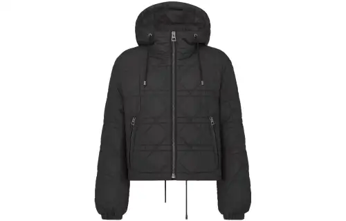 DIOR FW23 Puffer Jacket Women's Black