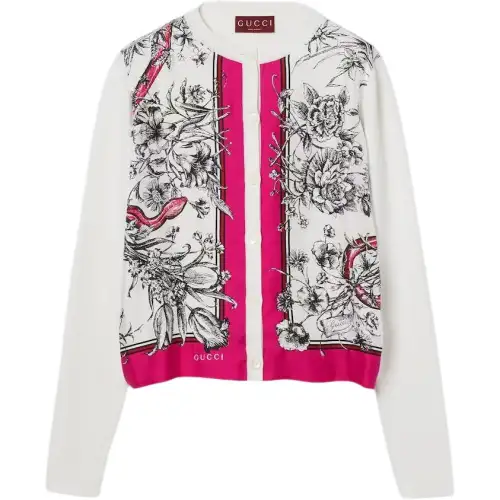 GUCCI SS25 Knitwear Women's Red White