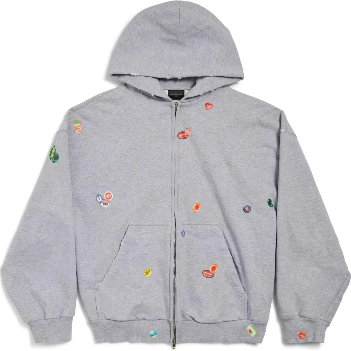 Balenciaga SS25 Sweatshirt Regular Fit Women's Gray