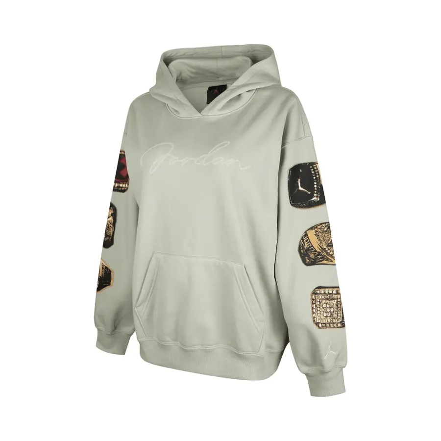Женское худи Jordan Brooklyn Fleece (зеленое)
