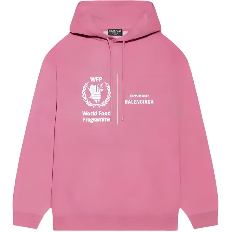Balenciaga Sweatshirt Loose Fit Women's Pink