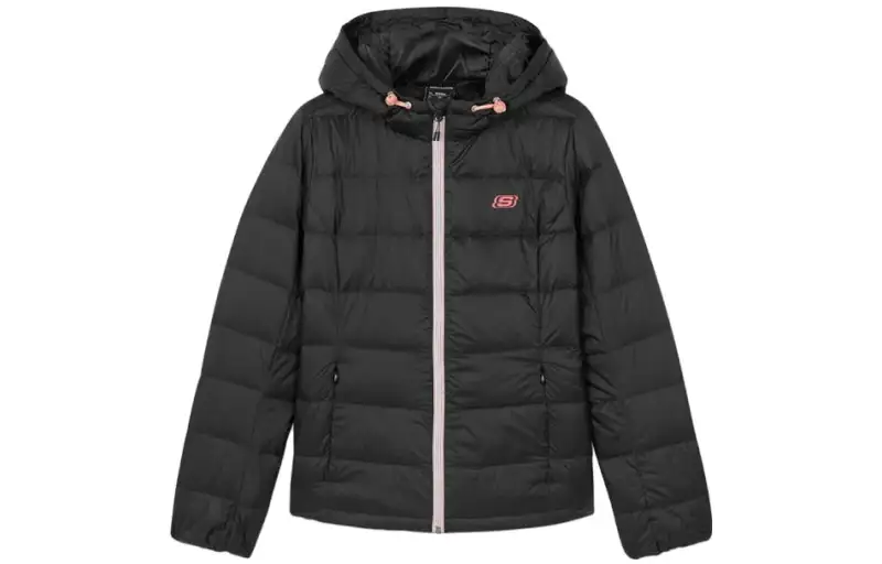 Skechers Sports Life Collection Down Jackets Women's Black Hooded Moderate Other