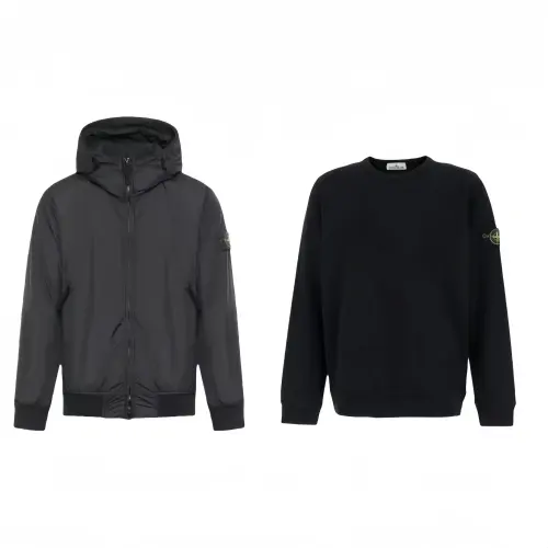 STONE ISLAND Casual Sportswear Unisex Black