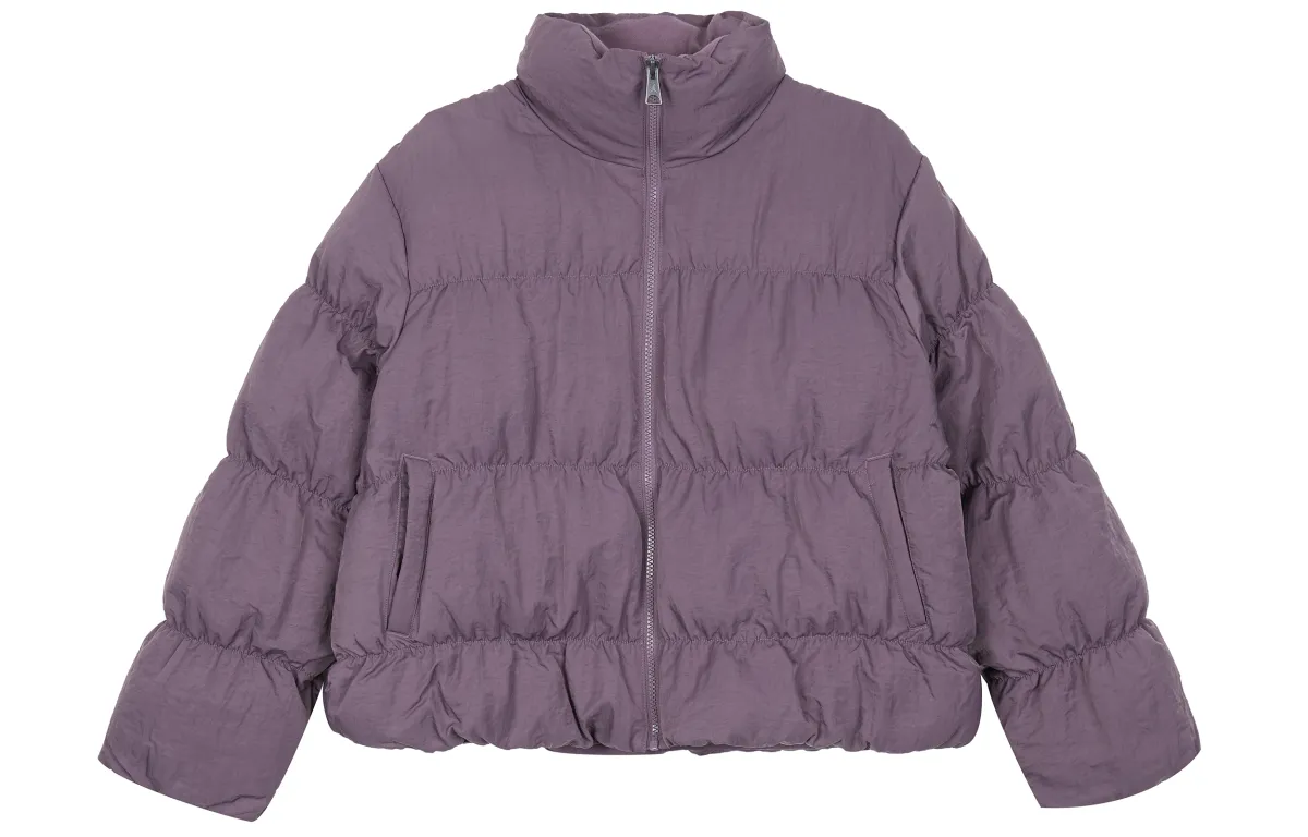 Jordan Jackets Women's Purple Stand Collar Moderate Other