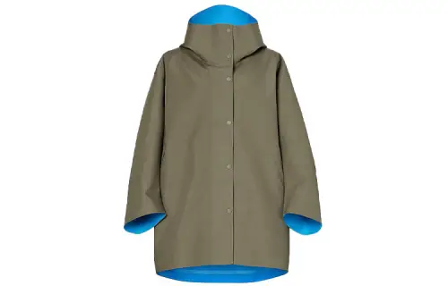 UNIQLO X Marni Women's Block Teck Half Coat Olive