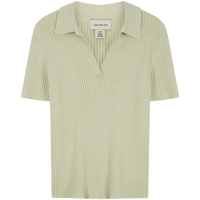 Calvin Klein Knitwear Women's Polo Collar Moderate