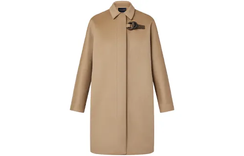LOUIS VUITTON Double Ring Cocoon Coat