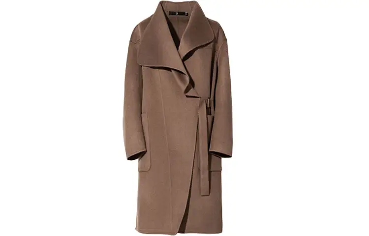 UNIQLO X JIL SANDER Coats Women's Camel Lapel Moderate