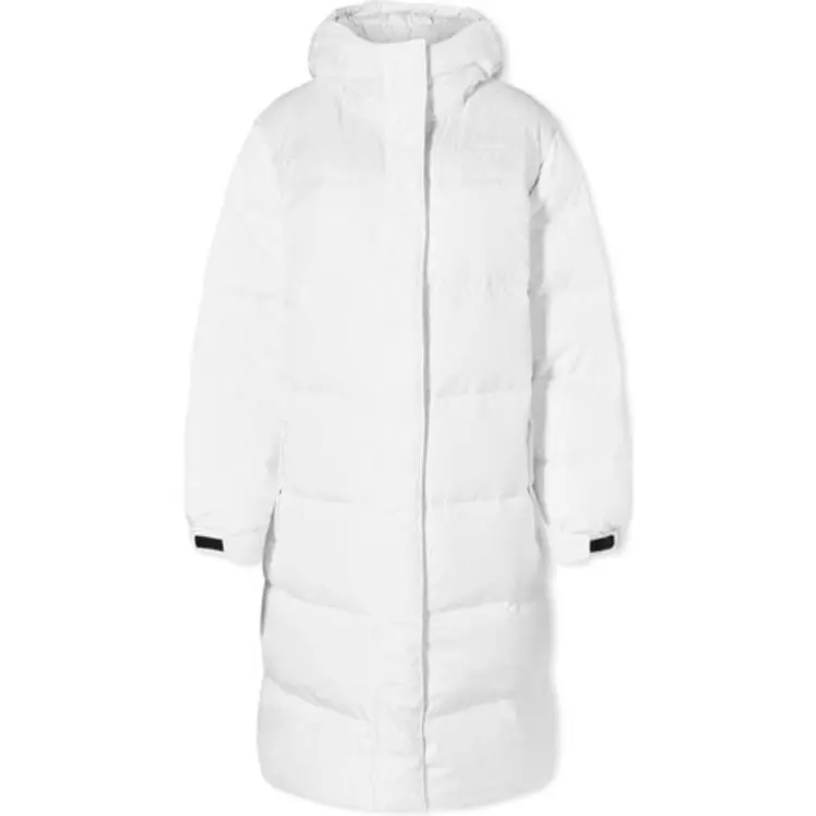 THE NORTH FACE Nuptse Jackets Women's White Hooded Moderate Other