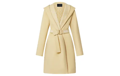 LOUIS VUITTON Coat Women's Yellow