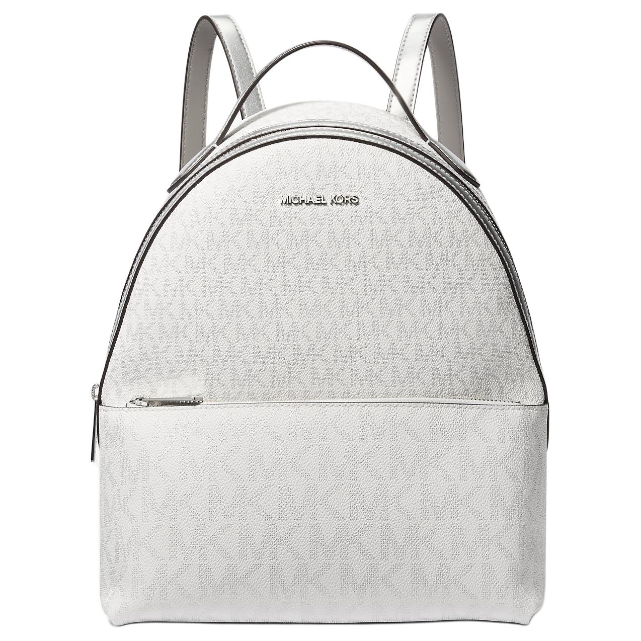 Женский рюкзак MICHAEL KORS Sheila (серебристый)