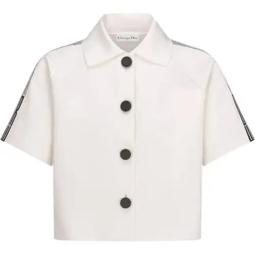 DIOR Jackets & Coats Women's Ecru