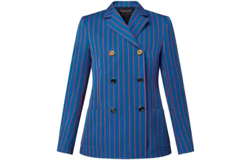 LOUIS VUITTON Business Suit Coat Women's Blue