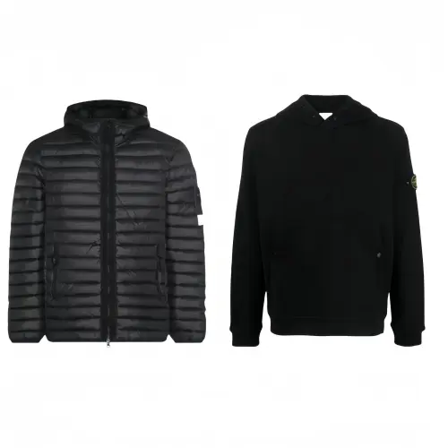 STONE ISLAND Casual Sportswear Unisex Black