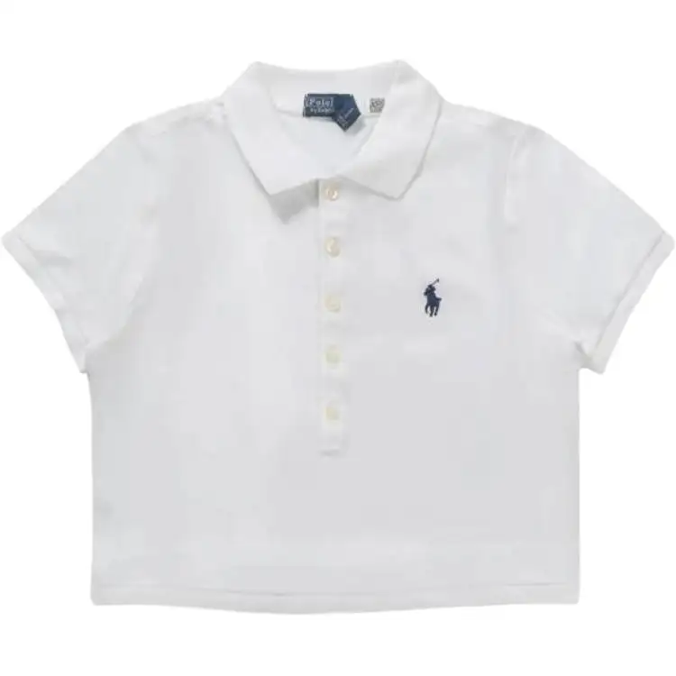 Polo Ralph Lauren Short white polo, with short sleeve