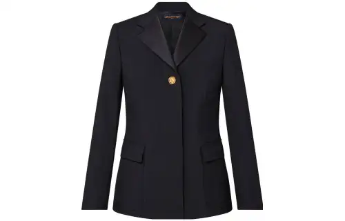 LOUIS VUITTON FW23 Business Suit Coat Women's Black