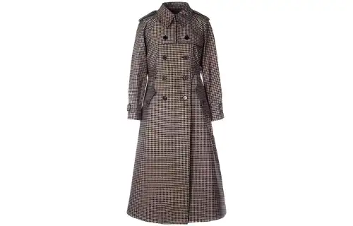 DIOR Coats Women's Gray Lapel Moderate