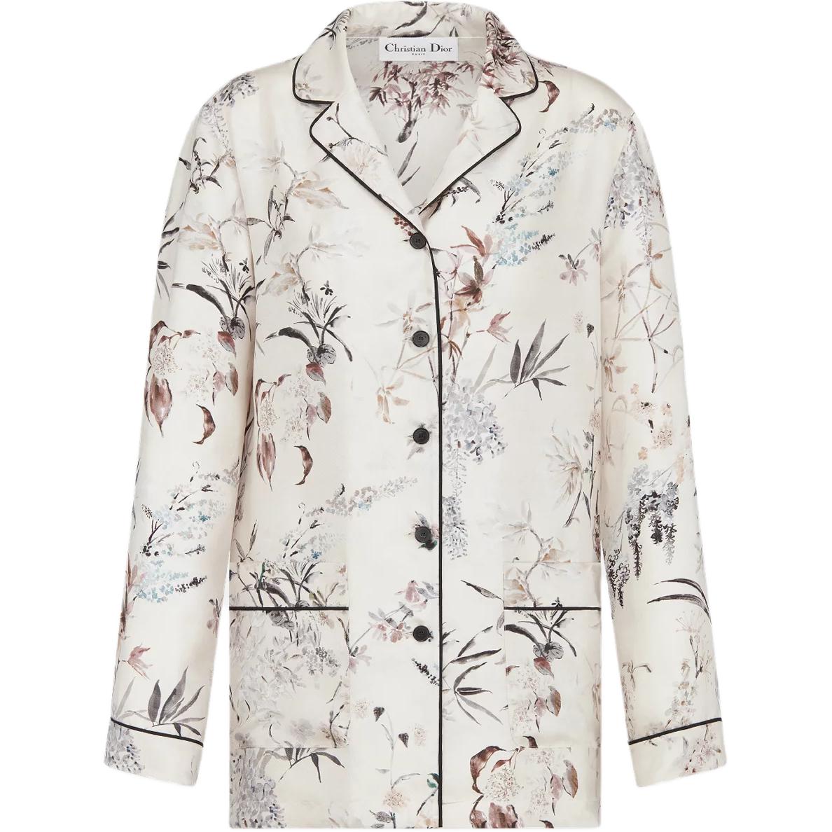 Christian DIOR All Over Floral Printed Button Up Shirt