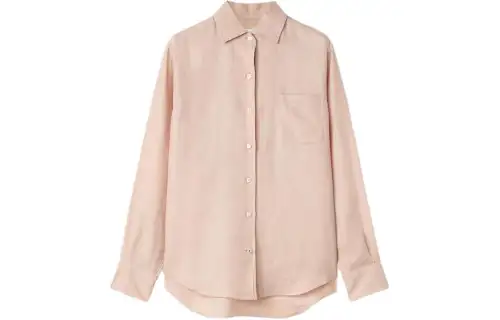Loro Piana Shirts Women's Pink Lapel Moderate Other