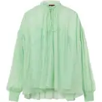 GUCCI Silk Chiffon Creponne Top