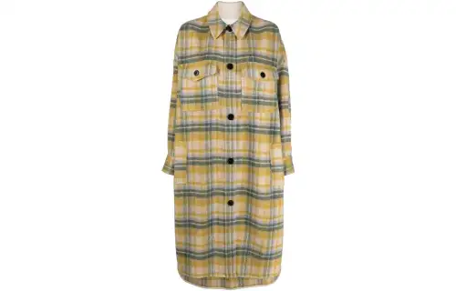 ISABEL MARANT ETOILE Colored yellow coat