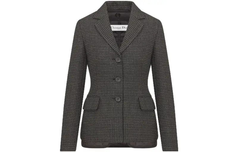 DIOR Business Suits Women's Dark Gray Suit Collar Moderate Other