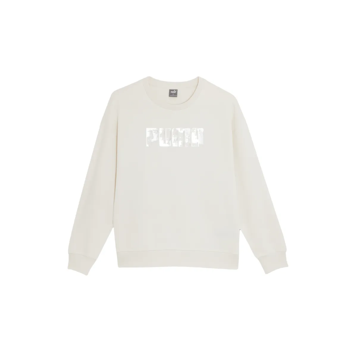 PUMA Sweatshirts Women's White Crew Neck Moderate Other