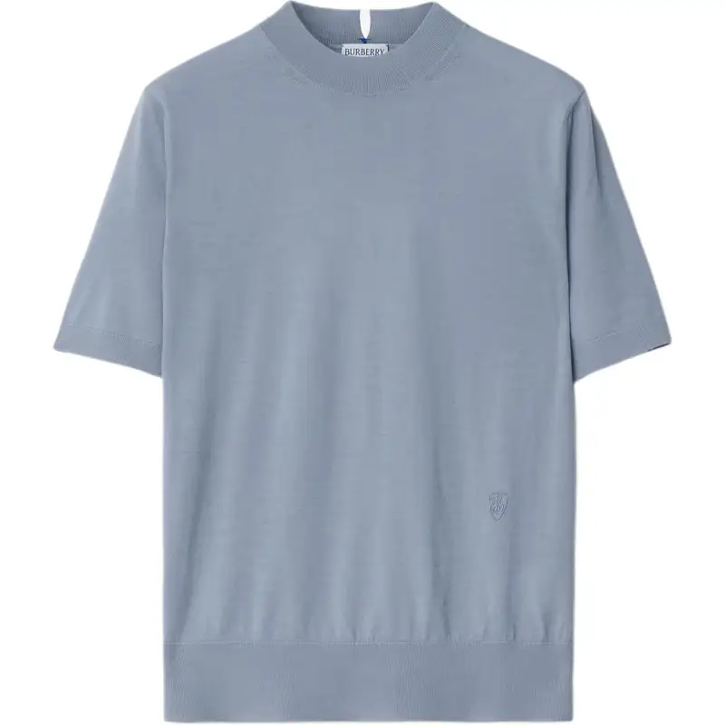 Burberry Knitwear Women's Blue Crew Neck Moderate