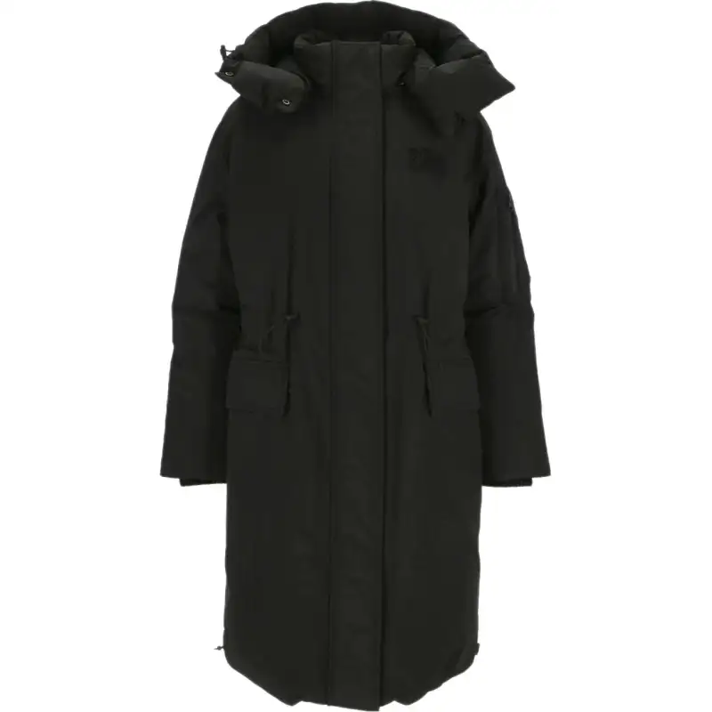 Burberry Coats Women's Black Detachable Hood Moderate Straight Fit
