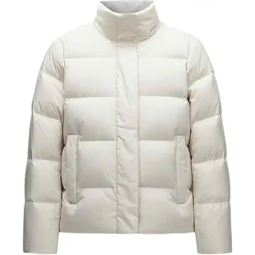 Anta Comprehensive Training Collection Sports Lifestyle Collection Down Jacket Women's White Tea Brown