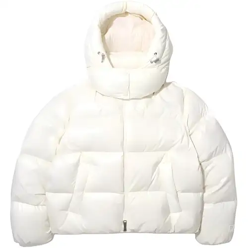 FILA Down Jackets Women's White Hooded Moderate Other