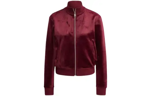 Adidas Originals Jackets Women's Dark Reddish Purple Stand Collar Moderate Other
