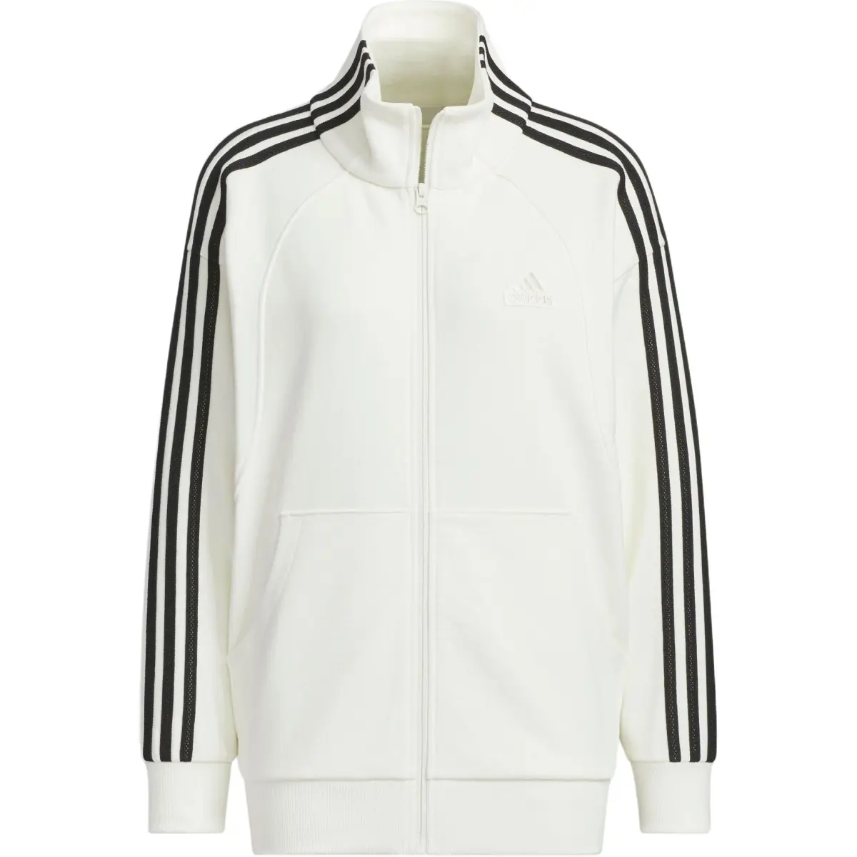 Adidas 3 Stripes KNIT JACKET Jackets & Coats Women's White